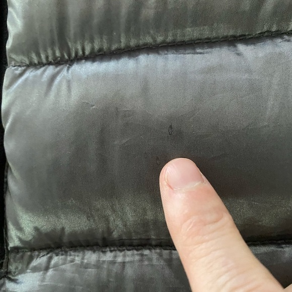 Andrew Marc Premium Down Packable Quilted Gray Hooded Full Zip Puffer Jacket S - Picture 14 of 16